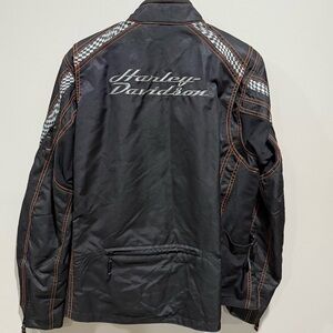 Harley-Davidson Riding Jacket Nylon size XL reflective w/multiple pockets